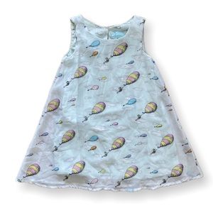 Dr. Seuss Beautiful Blue Chiffon Prints Dress 4t